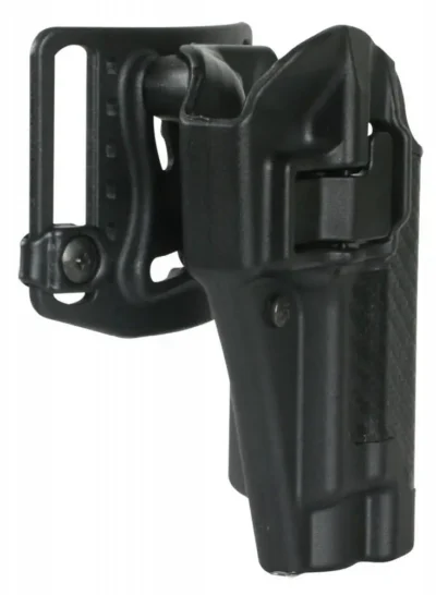 Blackhawk 410001BKR Serpa CQC Concealment OWB Fits Glock 26/27/33 Polymer Black