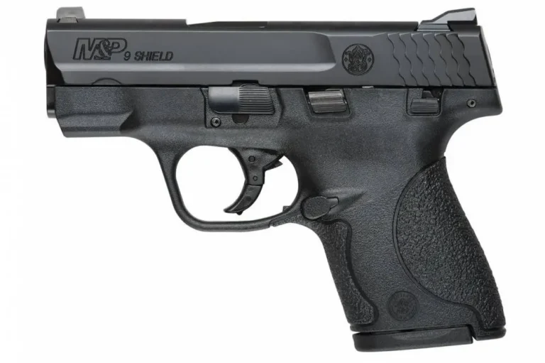 Smith & Wesson 180021 M&P 9 Shield 9mm Luger 3.10″ 7+1 & 8+1 Black Stainless Ste Smith & Wesson 180021 M&P 9 Shield 9mm Luger 3.10″ 7+1 & 8+1 Black Stainless Ste