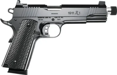 Remington Firearms 96339 1911 R1 Enhanced 45 ACP 5.50″ 8+1 Black Laminate Black