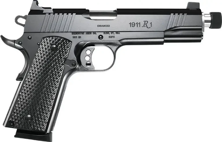 Remington Firearms 96339 1911 R1 Enhanced 45 ACP 5.50″ 8+1 Black Laminate Black