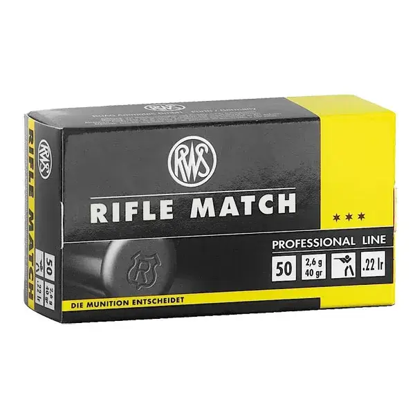 RWS/Umarex 2134233 Special Match 22 LR 40 gr Lead Round Nose (LRN) 50 Bx/ 1 Cs RWS/Umarex 2134233 Special Match 22 LR 40 gr Lead Round Nose (LRN) 50 Bx/ 1 Cs