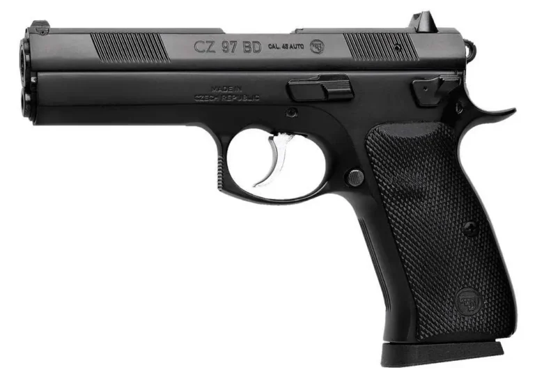 CZ 01416 CZ 97 BD 45 ACP 4.80″ 10+1 Black Black Aluminum Grip