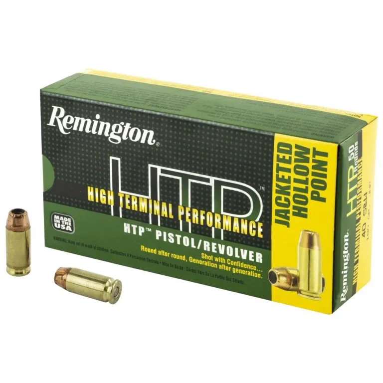 Remington Ammunition RTP40SW2 HTP 40 S&W 180 gr Jacketed Hollow Point (JHP) 50 Remington Ammunition RTP40SW2 HTP 40 S&W 180 gr Jacketed Hollow Point (JHP) 50
