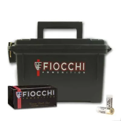 Fiocchi 12FLE00B Exacta  12 Gauge 2.75″ 9 Pellets 00 Buck Shot 80 Bx/ 1 Cs