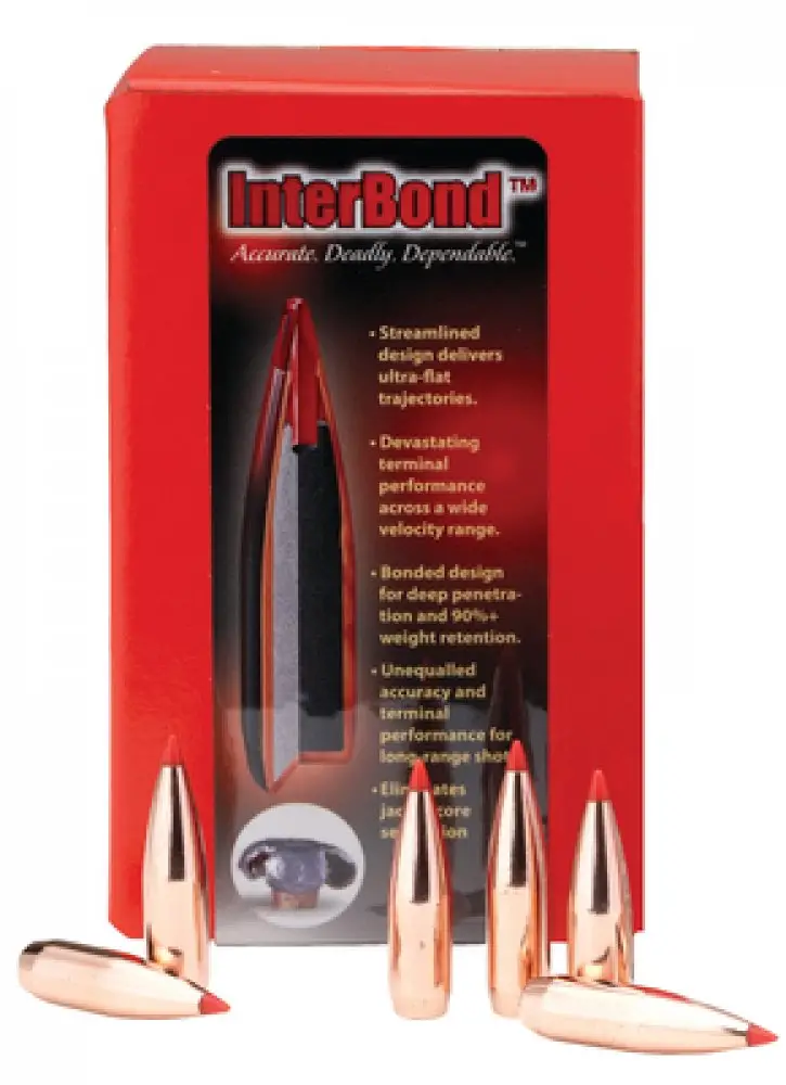 Hornady 30459 InterBond 30 Caliber .308 165 GR 100 Box Hornady 30459 InterBond 30 Caliber .308 165 GR 100 Box