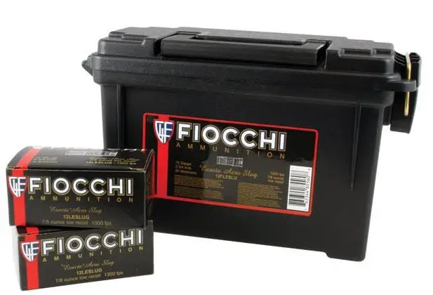 Fiocchi 12FLESLUG Extrema Aero 12 Gauge 2.75″ 7/8 oz 80 Bx/ 1 Cs (Ammo Can) Fiocchi 12FLESLUG Extrema Aero 12 Gauge 2.75″ 7/8 oz 80 Bx/ 1 Cs (Ammo Can)