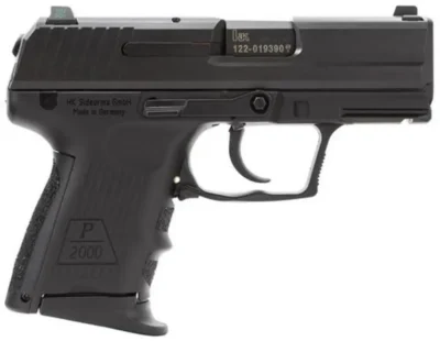 HK 704302LEA5 P2000SK V2 LEM *CA Compliant 40 S&W 3.26″ 9+1 Black Black Intercha