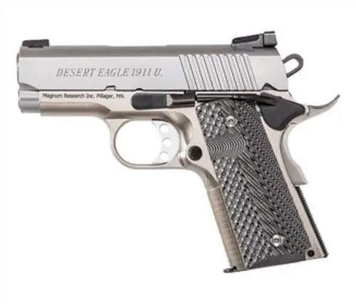 Magnum Research DE1911USS Desert Eagle 1911 Undercover 45 ACP 3″ 6+1 Stainless S