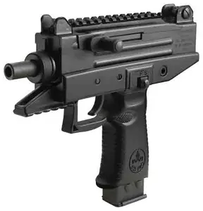IWI US UPP9S Uzi Pro  9mm Luger 4.50″ 25+1 Black Hard Coat Anodized Black Polyme
