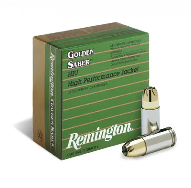 Remington Ammunition GSN9MMCA Golden Saber Black Belt 9mm Luger +P 124 gr Belted Remington Ammunition GSN9MMCA Golden Saber Black Belt 9mm Luger +P 124 gr Belted