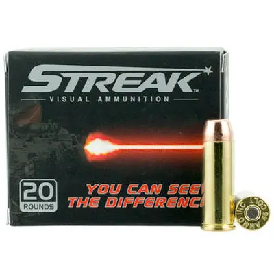Ammo Inc 45C250TMCSTR Streak  45 Colt (LC) 250 gr Total Metal Jacket (TMJ) 20 Bx