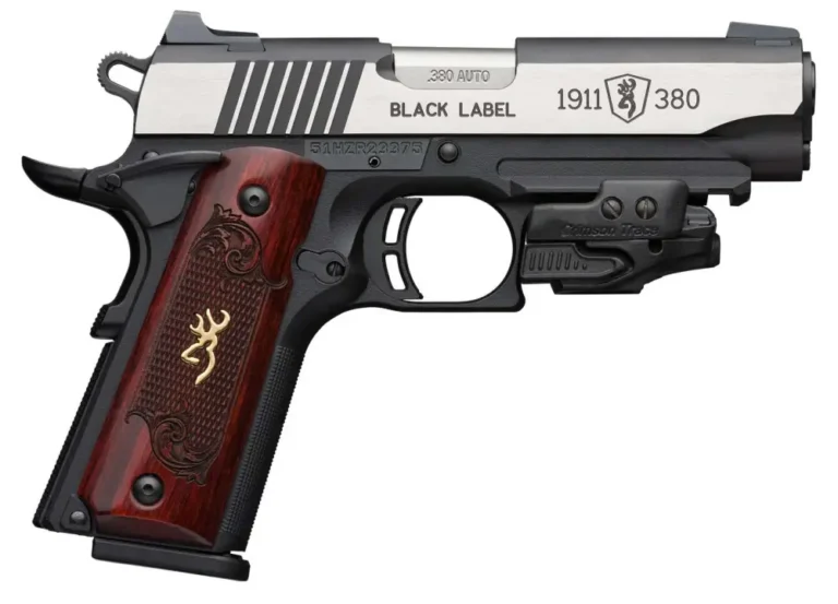 Browning 051953492 1911-380 Black Label Medallion380 ACP 3.63″ 8+1 Black Stainle