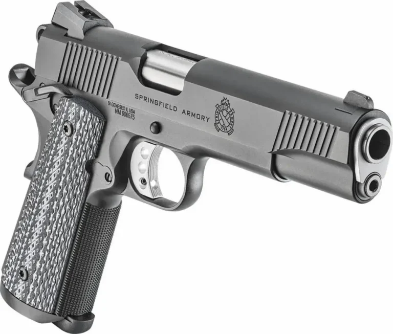 Springfield Armory PC9108L18 1911 TRP 45 ACP 5″ 7+1 Black Armory Kote Black/Gray Springfield Armory PC9108L18 1911 TRP 45 ACP 5″ 7+1 Black Armory Kote Black/Gray