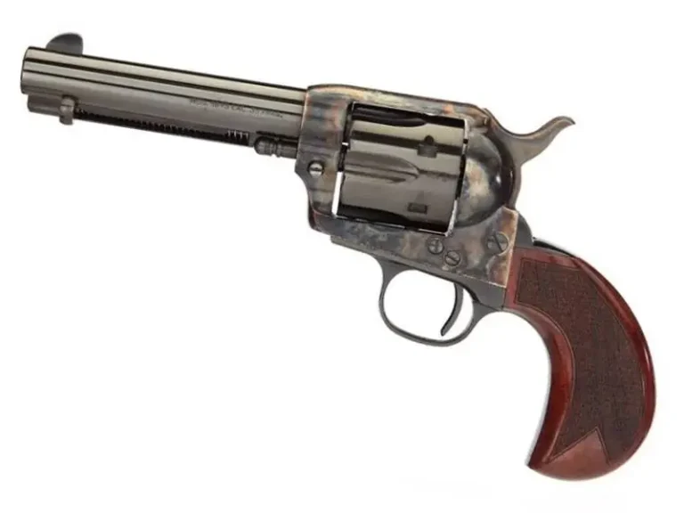 Taylors and Company 555153 1873 Cattleman 357 Mag 6 Round 4.75" Blued Case Harde