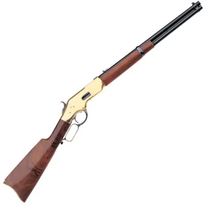 Taylors and Company 202A 1866 Yellowboy Carbine 45 Colt (LC) 10+1 19″ Walnut Bra