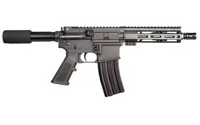 I.O. IODM15P7ML M215 ML-7 Micro 5.56 NATO 7.50″ 30+1 Black Hard Coat Anodized Bl