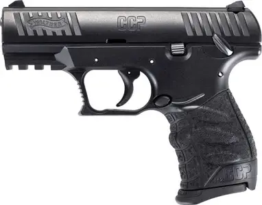 Walther Arms 5080500 CCP M2 9mm Luger 3.54″ 8+1 Black Cerakote Black Polymer Gri