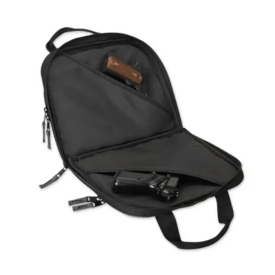 Browning 12902099 Crossfire Double Pistol Case 12.5″ x 10.5″ x 3.5″ Black with G