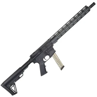 I.O. IO9MM2023 M215 9mm Luger 16″ 30+1 Black Hard Coat Anodized Collapsible Stoc