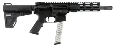 I.O. IO9MM2022BR M215 ML-7 9mm Luger 7.50″ 30+1 Black Black Polymer Grip KAK Sho