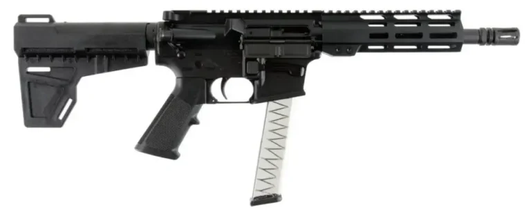I.O. IO9MM2022BR M215 ML-7 9mm Luger 7.50″ 30+1 Black Black Polymer Grip KAK Sho