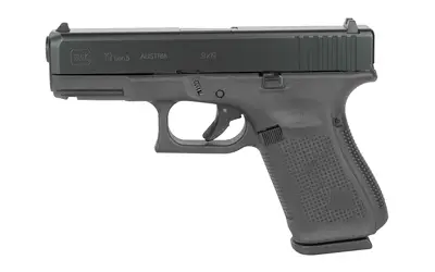 Glock UA1950203 G19 Gen5 9mm Luger 4.02″ 15+1 Black Interchangeable Backstrap Gr