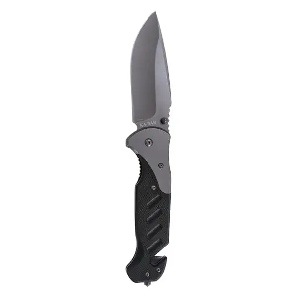 Ka-Bar 3085 Coypu 3.75″ Clip Point Plain G10 Black Handle Seat Belt Cutter Glas Ka-Bar 3085 Coypu 3.75″ Clip Point Plain G10 Black Handle Seat Belt Cutter Glas
