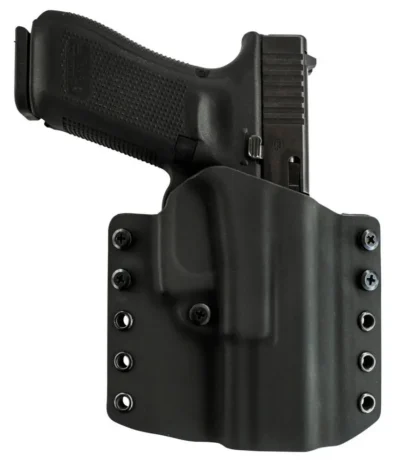 Comp-Tac Warrior Holster OWB Compatible with Glock 17/22/31 Gen 1-5 Kydex Black