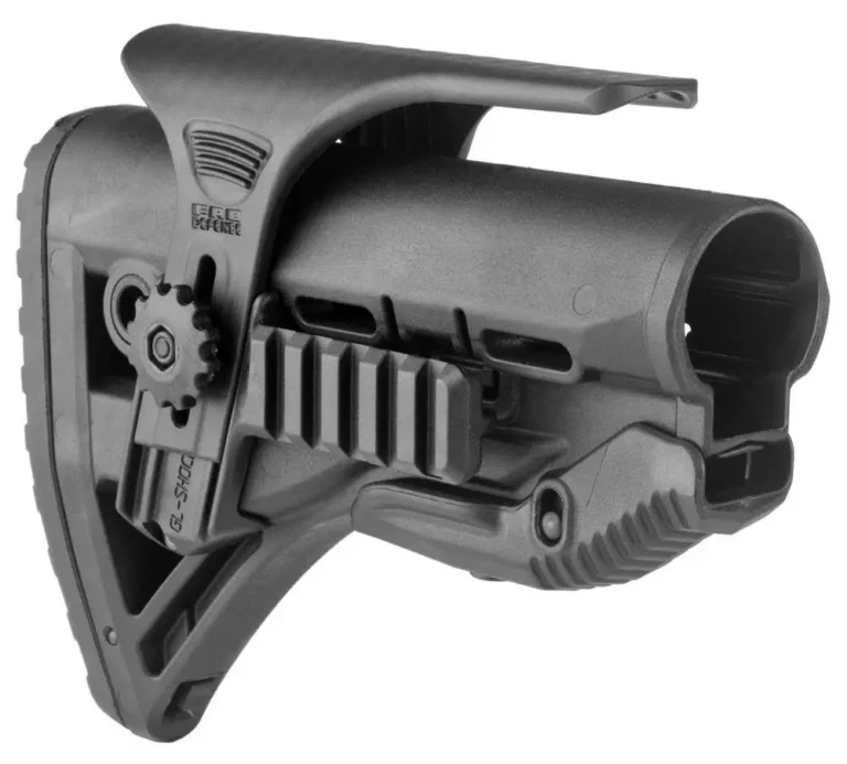 FAB DEFENSE FXGLSHOCKPC GL-Shock AR15/M4 Rifle Buttstock with Adjustable Cheek-R