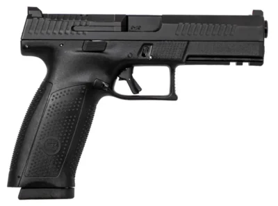 CZ 05150 P-10 Full Size Optics Ready 9mm Luger 4.50″ 10+1 Black Black Interchang