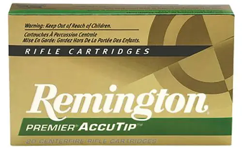 Remington Ammunition PRA300WC Premier Accutip 300 Win Mag 180 gr AccuTip Boat Ta