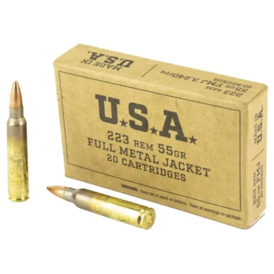 Winchester Ammo SG223KW 223 Rem 55 gr Full Metal Jacket (FMJ) 20 Per Box/ 50 Cs