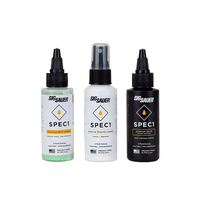 Sig Sauer SPEC12OZCOMBOPAC SPEC1 Combo Pack 2 oz Squeeze Bottle 3 Pack Sig Sauer SPEC12OZCOMBOPAC SPEC1 Combo Pack 2 oz Squeeze Bottle 3 Pack