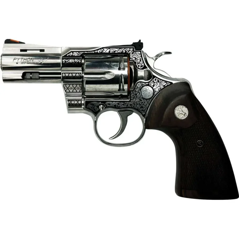 Colt Python .357 MAG 3in Brl Stainless Filigree Frame and Barrel