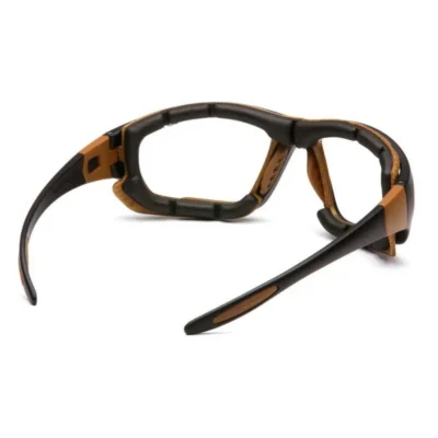 Pyramex Carhartt – Carthage – Clear Anti-fog Lens with Black/Tan Frame