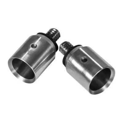 Warne 7954M Skyline Foot Adapter  Silver Steel