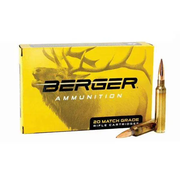 Berger 6.5mm Creedmoor 140gr Elite Hunter Rifle 20 Rds Ammunition Berger 6.5mm Creedmoor 140gr Elite Hunter Rifle 20 Rds Ammunition