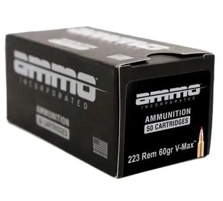 Ammo Inc 223060VMXA20 Jesse James 223 Rem 60 gr V-Max 20 Bx/ 10 Cs Ammo Inc 223060VMXA20 Jesse James 223 Rem 60 gr V-Max 20 Bx/ 10 Cs