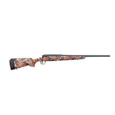 Savage 57502 Axis II  308 Win 4+1 22″ American Flag Matte Black Right Hand