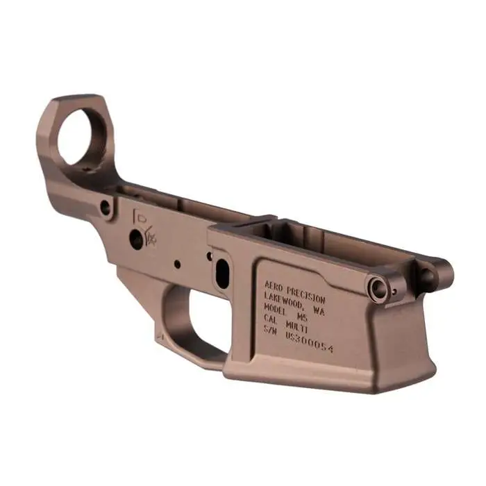 Aero Precision M5 (.308) Stripped Lower Receiver - Kodiak Brown Anodized