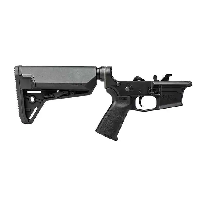 Aero Precision EPC-9 Carbine Complete Lower Receiver W/ Moe Grip, Moe Sl-S Carbine Stock - Ano/black