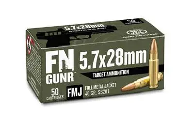 FN GUNR SS201 5.7X28MM Ammo Target 40gr 500rd/case