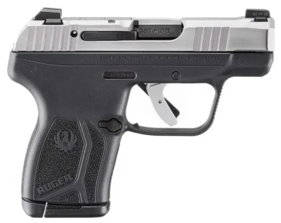 Ruger 13775 LCP Max 75th Anniversary Model Compact Frame 380 ACP 10+1, 2.80″ Black Oxide Steel Barrel, Matte Stainless Steel Serrated Slide, Black Polymer Frame & Nylon Grip