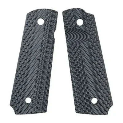 1911 OPERATOR II G10 GRIPS VZ OPERATOR II GRIPS, BLACK/ GRAY