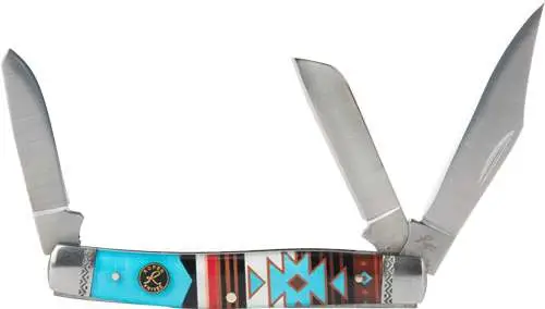 Roper Knife Sunset Series #2 Western stockman 3 Blade 3in Roper Knife Sunset Series #2 Western stockman 3 Blade 3in