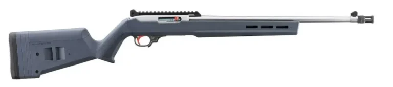 Ruger 31260 10/22 60th Anniversary Collector’s 22 LR 10+1 18.50″ Satin Stainless Steel Threaded Barrel & Receiver, Picatinny Rail, Gray Adjustable Magpul Hunter X-22 Stock Ruger 31260 10/22 60th Anniversary Collector’s 22 LR 10+1 18.50″ Satin Stainless Steel Threaded Barrel & Receiver, Picatinny Rail, Gray Adjustable Magpul Hunter X-22 Stock