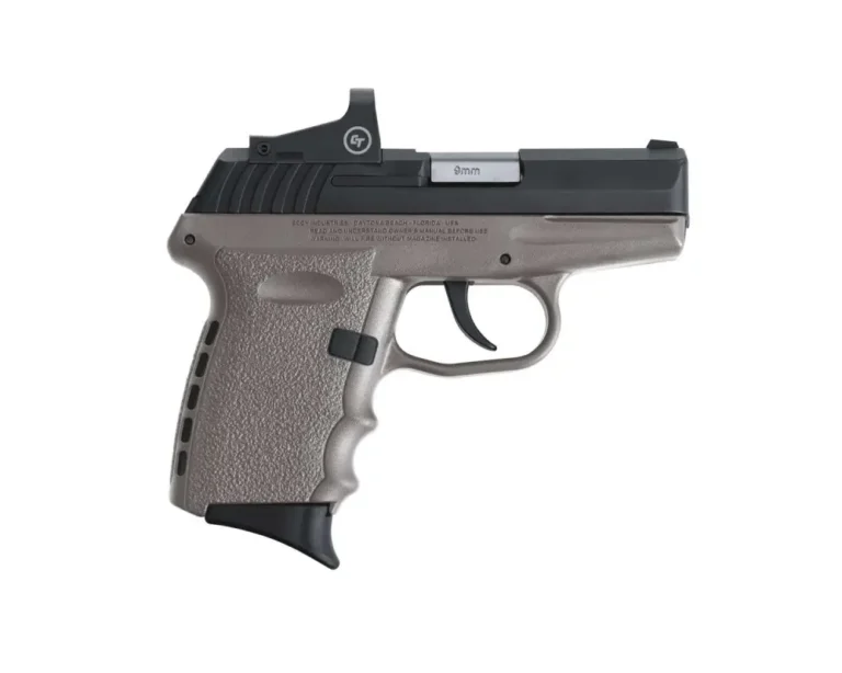 SCCY Industries CPX-2CBSGRDE CPX-2 RD DAO 9mm Luger 3.10″ 10+1 Black Slide Gray