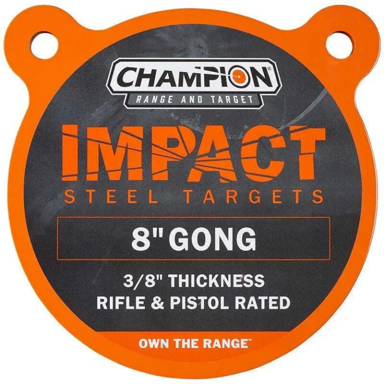 Impact Steel 8″ Gong Rifle Rated Sticker