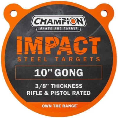 Impact Steel 10″ Gong Rifle Rated Sticker