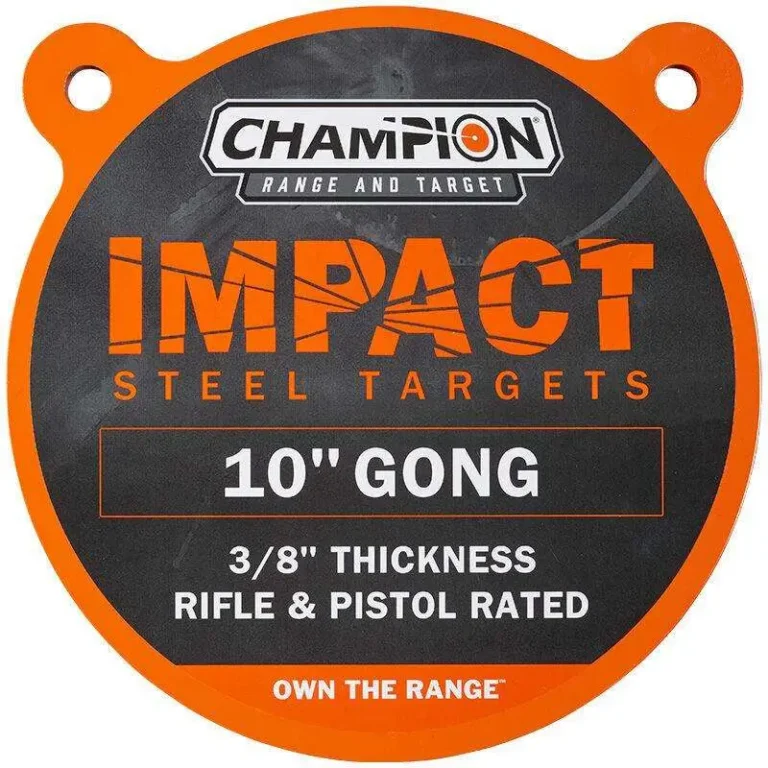 Impact Steel 10″ Gong Rifle Rated Sticker